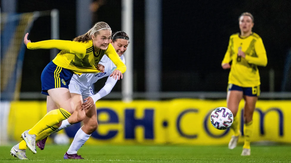 Paulina Nyström har gjort en del framträdande i det svenska U23-landslaget.