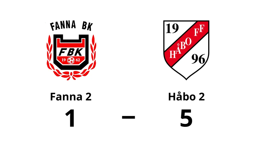 Fanna BK 2 förlorade mot Håbo FF 2