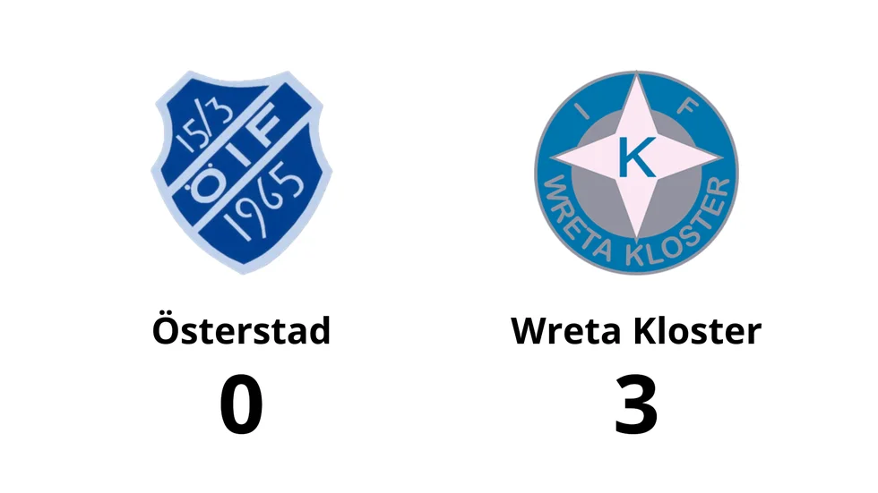 Österstads IF förlorade mot IFK Wreta Kloster