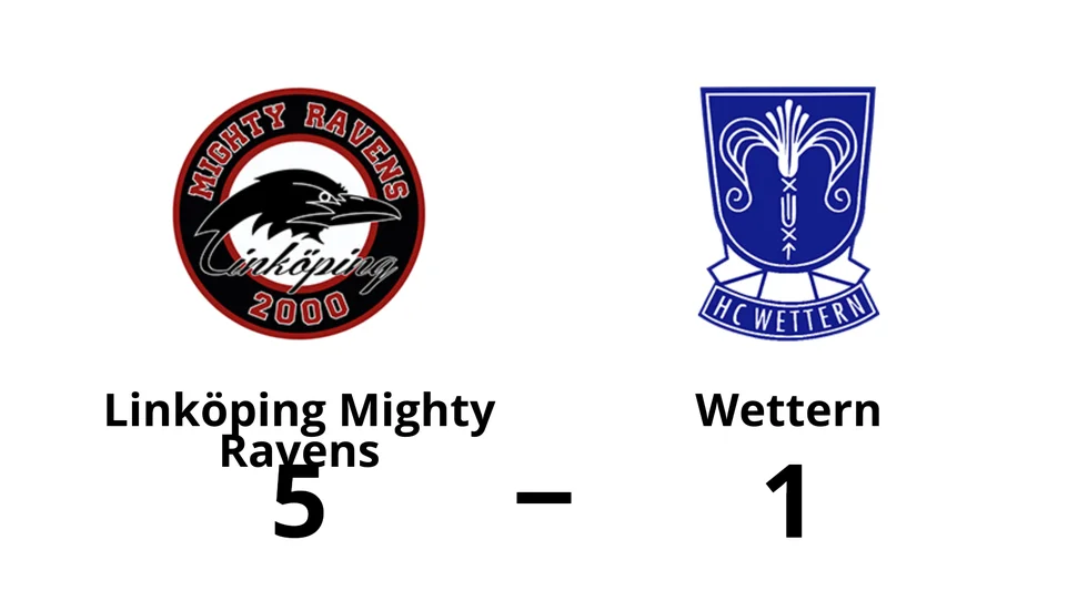 Linköping Mighty Ravens vann mot HC Wettern