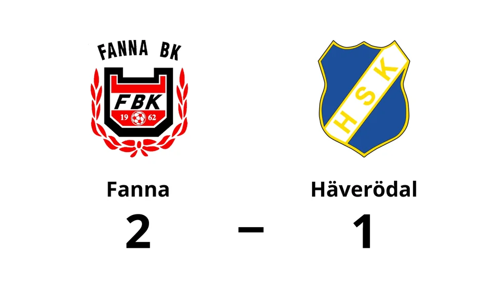 Fanna BK vann mot Häverödals SK