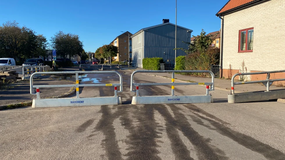 Vattenläckan på Industrigatan är åtgärdad.