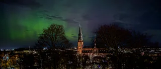 Himmelska färger över Uppland 