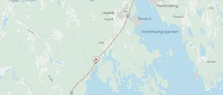 Bil och lastbil inblandade i olycka på E4 i södra Västerbotten 