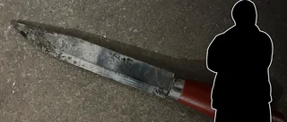 Knivbeväpnad man inblandad i bråk vid bussparken