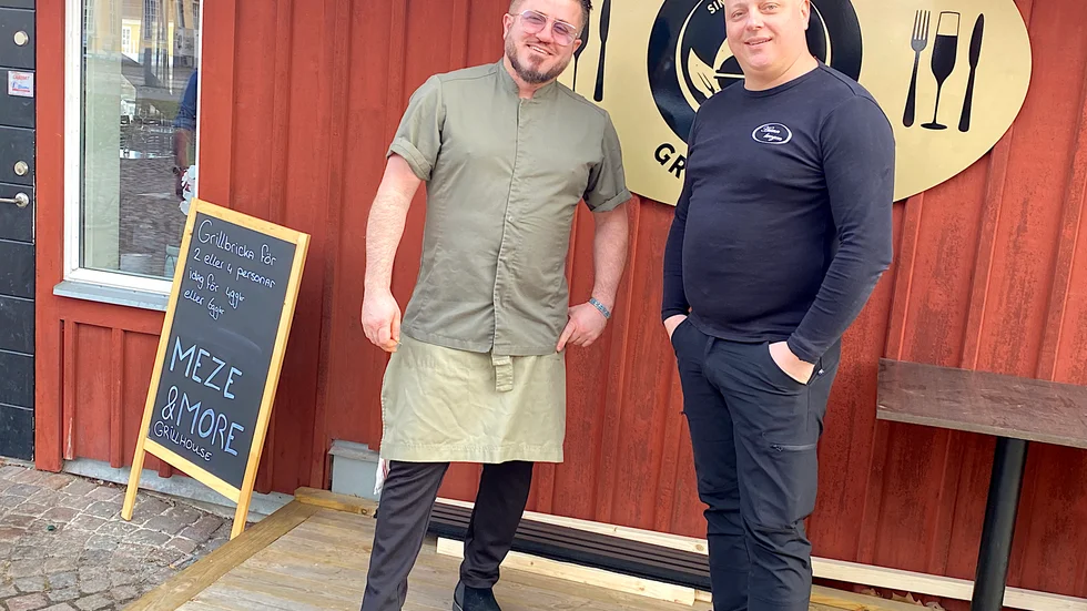 Sanne Altun och Micha Smajlagic, två av delägarna till tidigare Tapas & Cava, ser fram emot den nya inriktningen med kolgrillade rätter.
