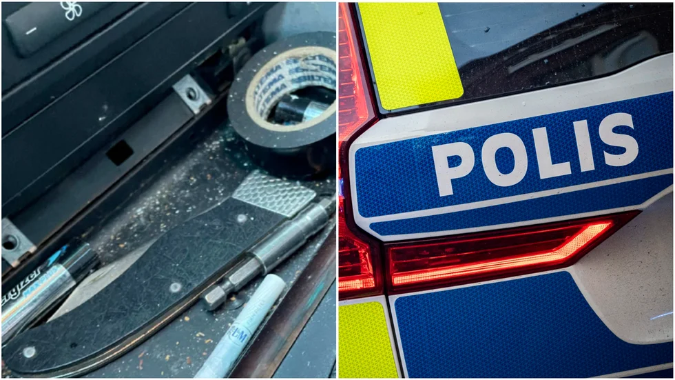 Tingsrätten och hovrätten anser att mannens förklaring om att han inte var fullt medveteten om att knivarna fanns  i bilen framstår som rimlig. Däremot döms han för att ha varit oaktsam. 
