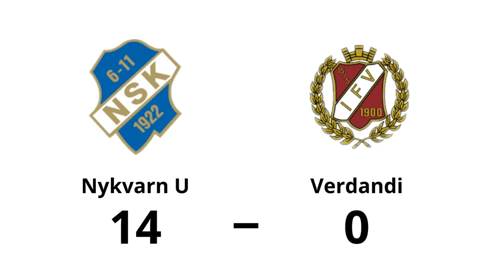 Nykvarns SK U vann mot IF Verdandi