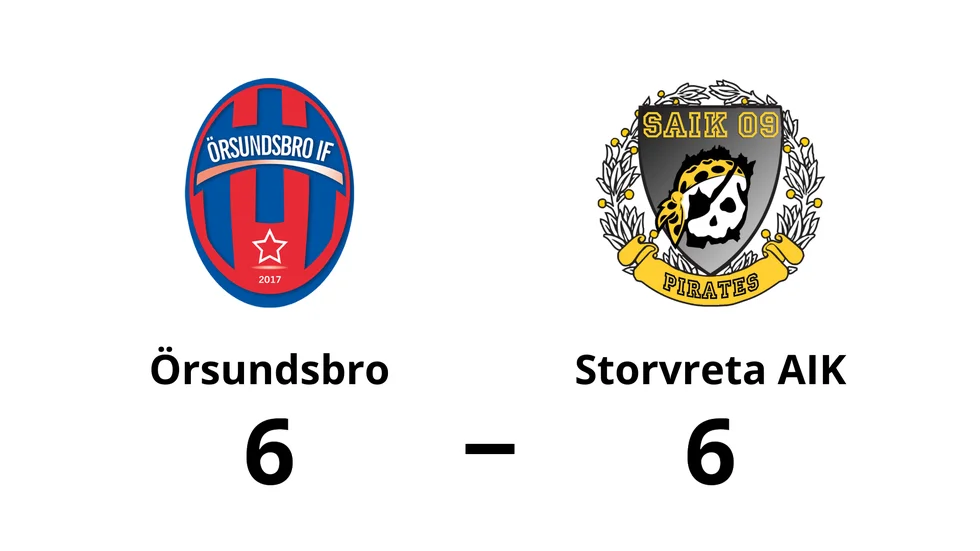 Örsundsbro IF spelade lika mot Storvreta AIK