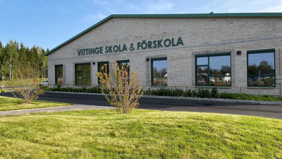 Vittinge skola och förskola är Heby kommuns nyaste skola och invigdes i våras. Nu byggs en ny förskola vid skolan i Harbo.