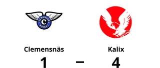 Kalix vann med 4-1 mot Clemensnäs