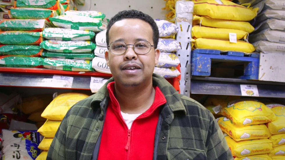 Abdi Fatah ser fram emot att fira Eid.