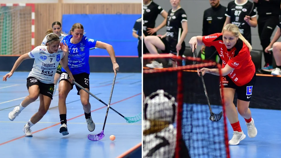 Elin Höglunds (blå tröja, tv) Alunda och Amanda Ljunggrens Storvreta inleder SSL-kvalet på varsitt håll, som kan bli ett väldigt speciellt kval.
