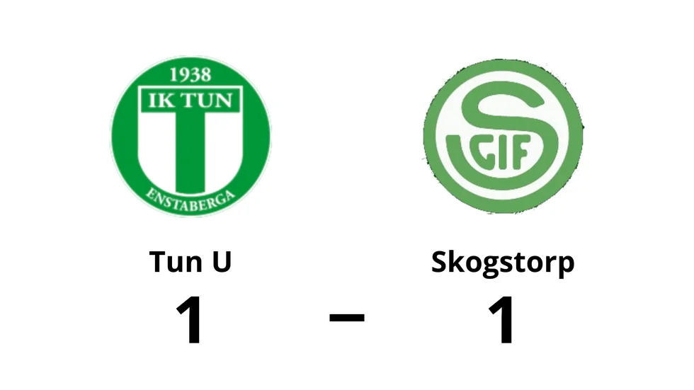 IK Tun U spelade lika mot Skogstorps GoIF