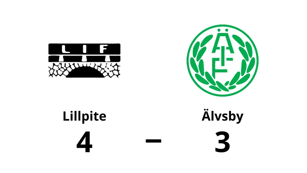 Lillpite IF vann mot Älvsby IF