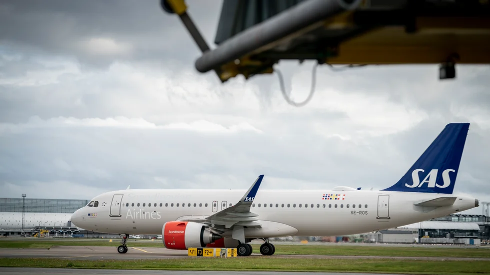 SAS-flygplan. Arkivbild.