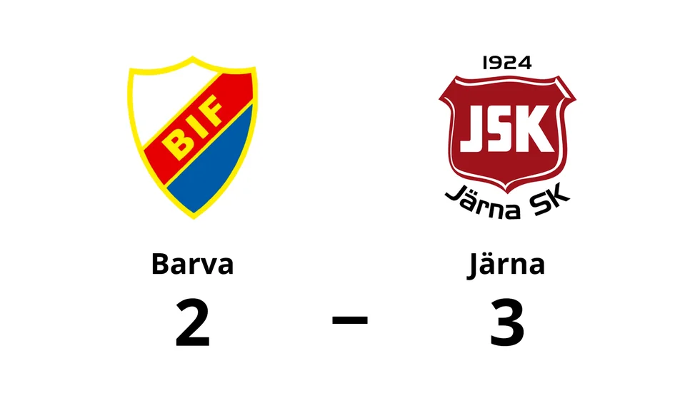 Barva IF förlorade mot Järna