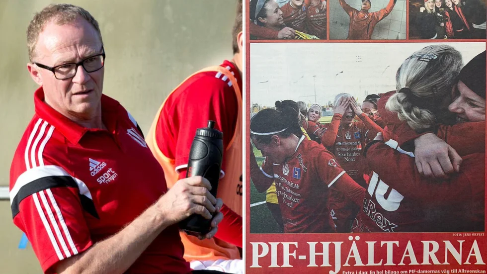 Håkan Norberg tränade Piteå IF den historiska säsongen 2008 då laget gick upp till damallsvenskan för allra första gången.