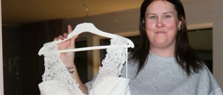 Bröllopet ställdes in – nu skänker Linnea bort brudklänningen