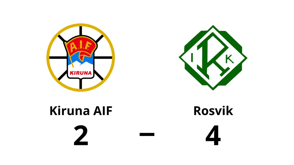 Kiruna AIF förlorade mot Rosvik IK