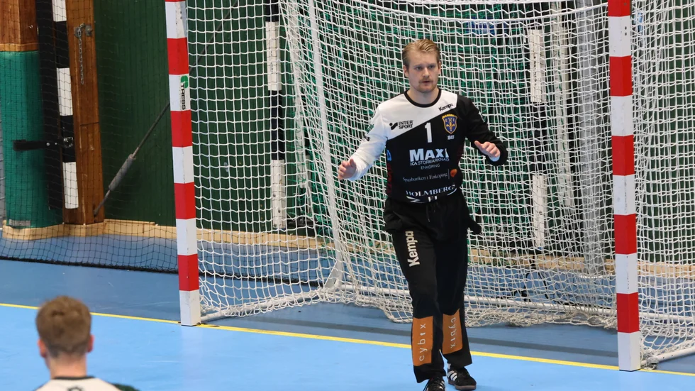 Hampus Wallin imponerade igen i EHF-målet. 