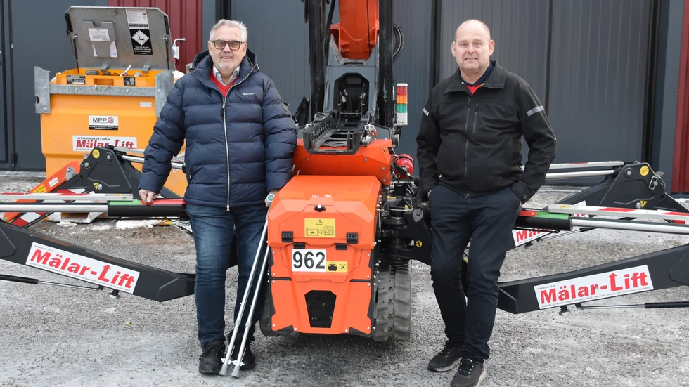 Eskil Burenfjäll och Fredrik Burenfjäll-Moni på Mälar-Lift  återvänder till sina rötter.