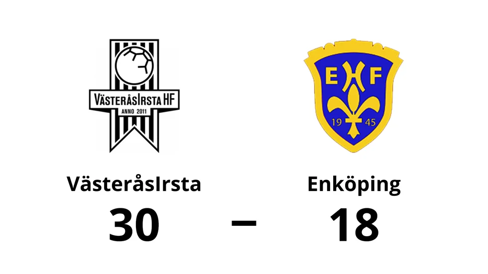 VästeråsIrsta HF vann mot Enköpings HS