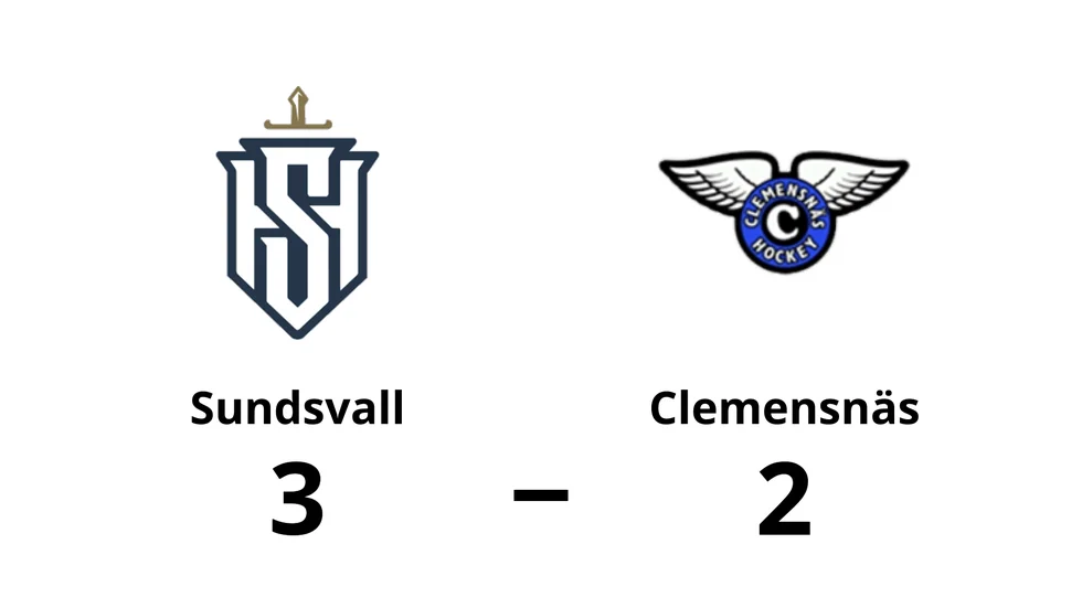 IF Sundsvall Hockey vann mot Clemensnäs HC