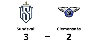 Straffar avgjorde – Sundsvall vann mot Clemensnäs