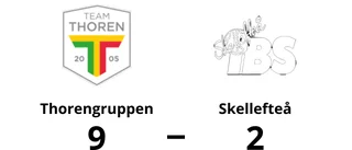 Thorengruppen utklassade Skellefteå – vann med 9-2