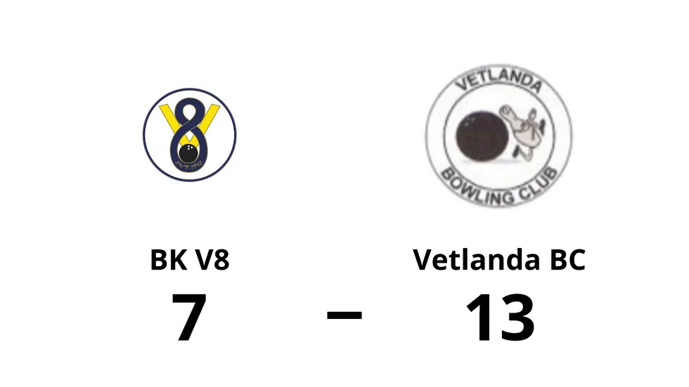 BK V8 förlorade mot Vetlanda BC