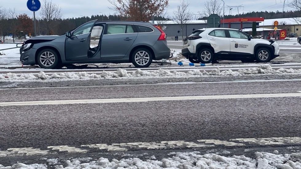 Trafikolycka utanför Örsundsbro
