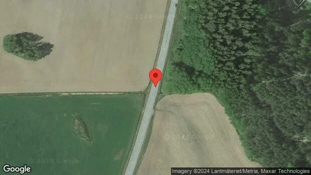 Stopp på väg 55 på grund av en singelolycka