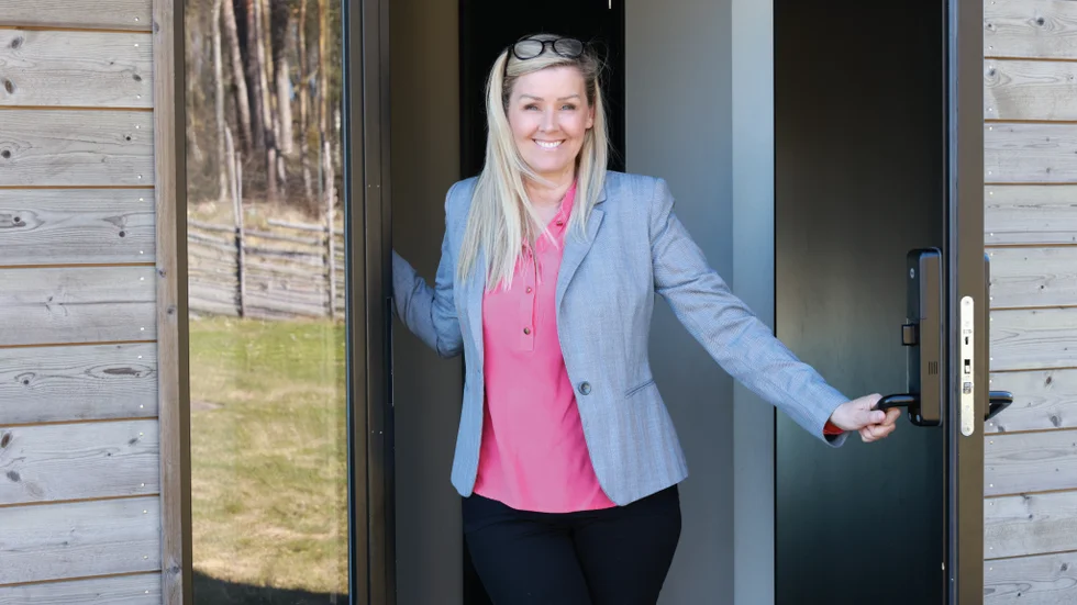 Karin Andersson, mäklare på Länsförsäkringar Fastighetsförmedling.