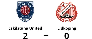 Eskilstuna United avgjorde sent mot Lidköping