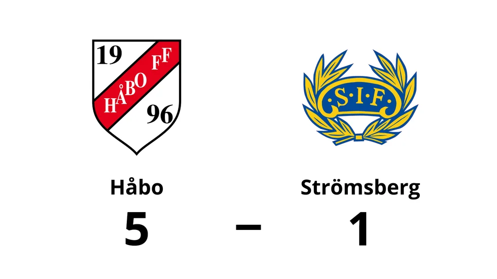 Håbo FF vann mot Strömsbergs IF
