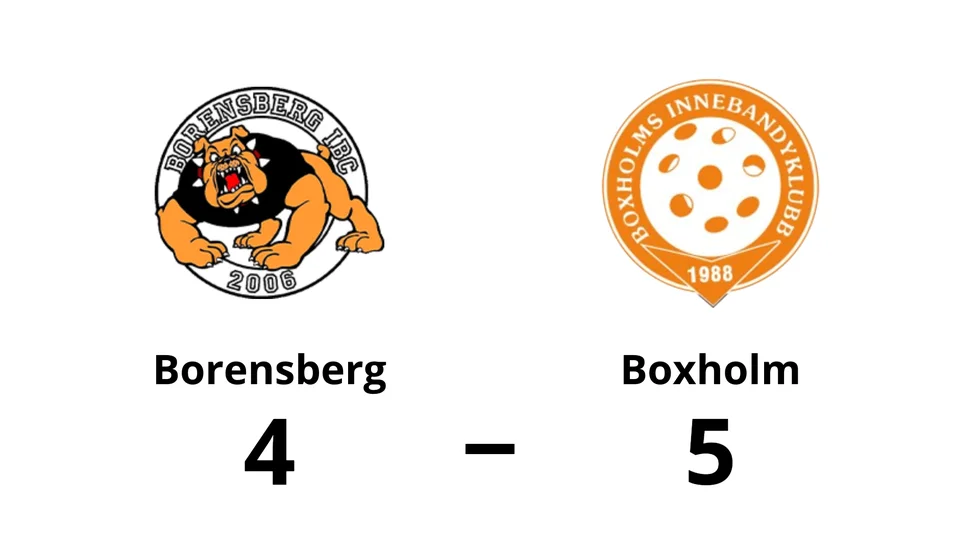 Borensberg IBC förlorade mot Boxholm