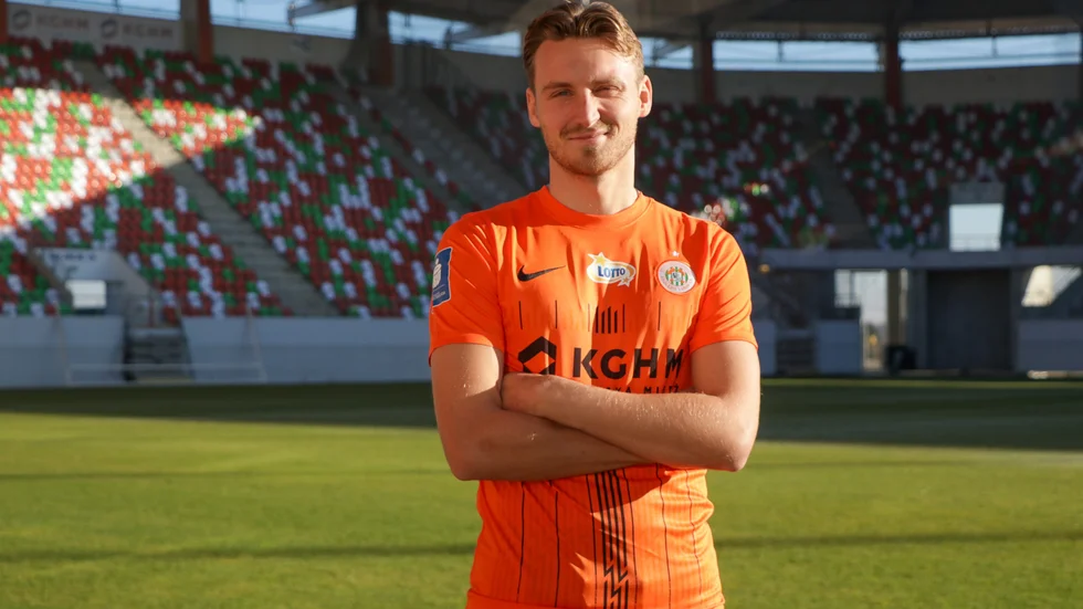 Abrahamsson i sin nya tröja.