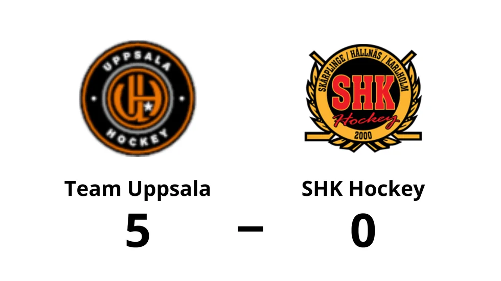 Team Uppsala vann mot SHK Hockey