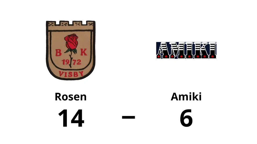 BK Rosen vann mot BK Amiki