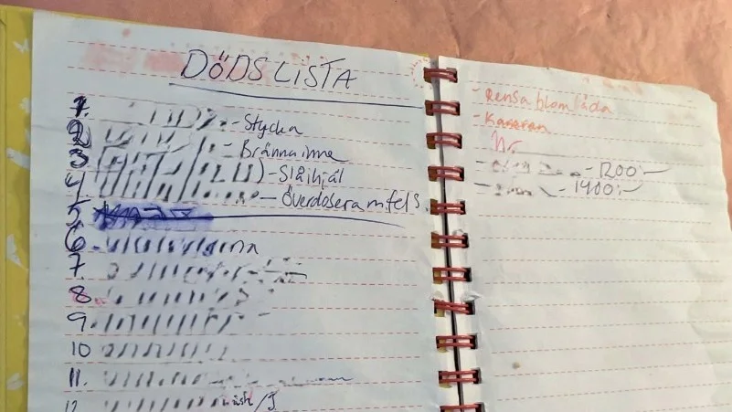 Kvinnan och hennes kompis gjorde en "dödslista" men enligt henne var det bara "ett väldigt grovt skämt".