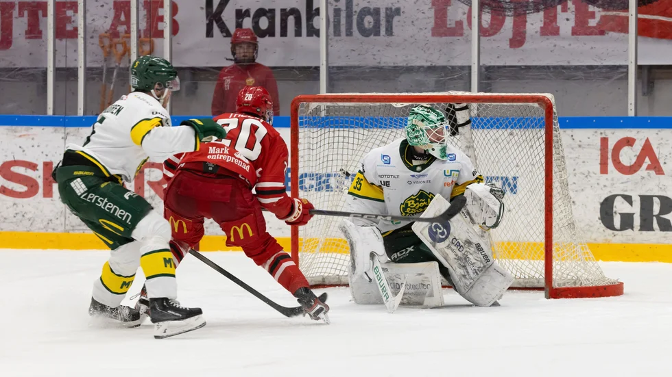 Almtunas nummer 20, Joel Thulin, gjorde två mål senast lagen möttes i Gränbyhallen.