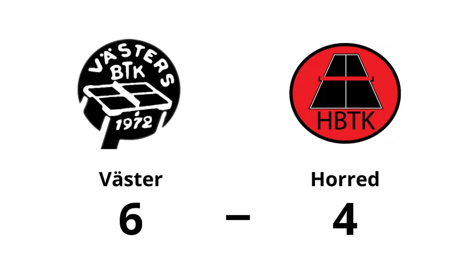 Västers BTK vann mot Horred