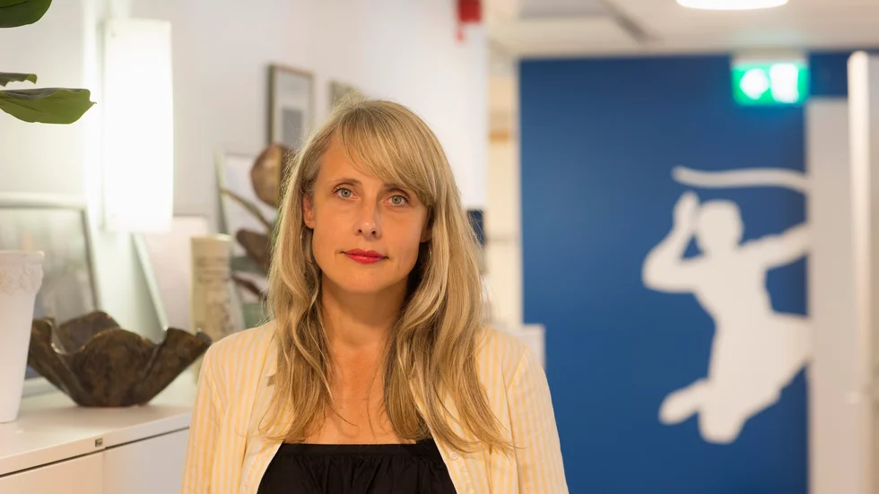 Katrineholms-Kurirens chefredaktör Ida Lithell. 