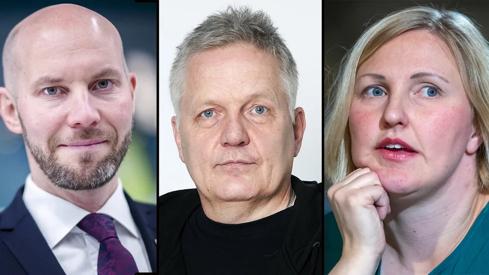 "Insatser kan ske i närtid och är inte beroende av ”The Great Green Bang”, skriver Peo Rask i sitt svar till Bodens kommunalråd Claes Nordmark (till vänster) och Luleås kommunalråd Carina Sammeli (till höger).