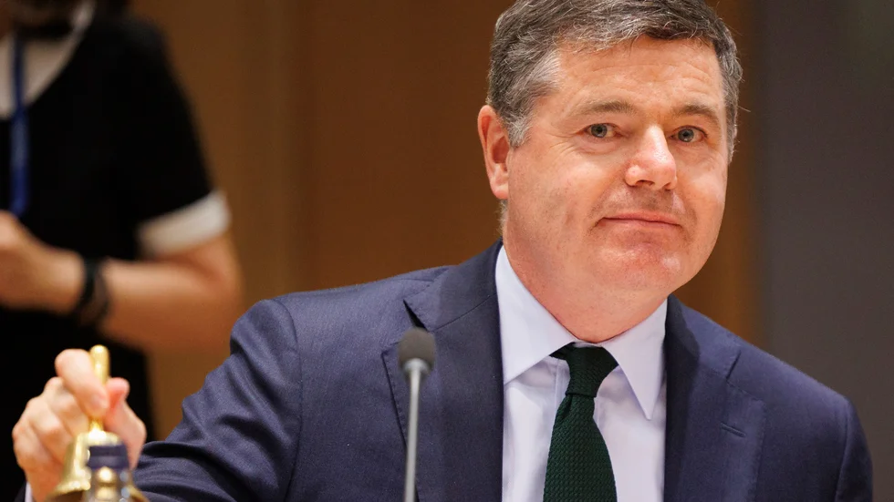 Irlands finansminister Paschal Donohoe. Arkivbild.