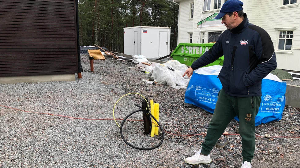 ”Inget nytt behöver byggas, de ska bara dra kablar genom rören” säger Kenan Iskander.