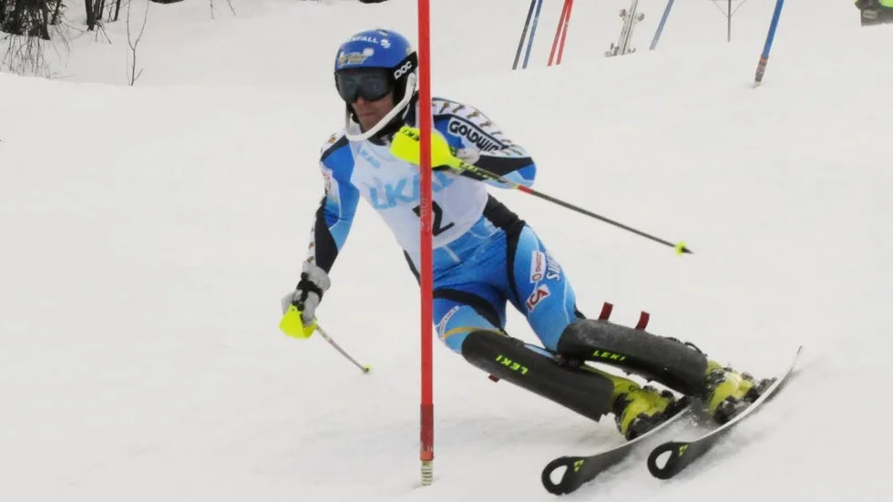 Gustav Lundbäck från Luleå Alpina kan titulera sig svensk mästare.