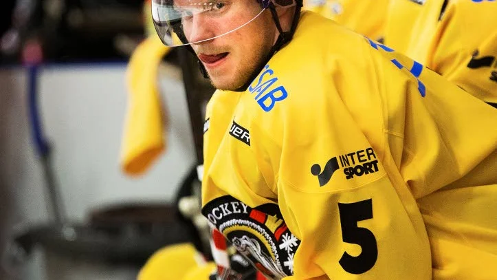 Tillsammans med Andreas Hjelm, Anton Hedman, Niklas Fogström och Cam Abbott tränade Marcus Fagerudd powerplay under hans första pass med Luleå Hockey.
