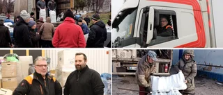 Ännu en hjälpsändning till Gammalsvenskby – fyller en långtradare • ”Det är viktiga grejer som ska ut till folket”